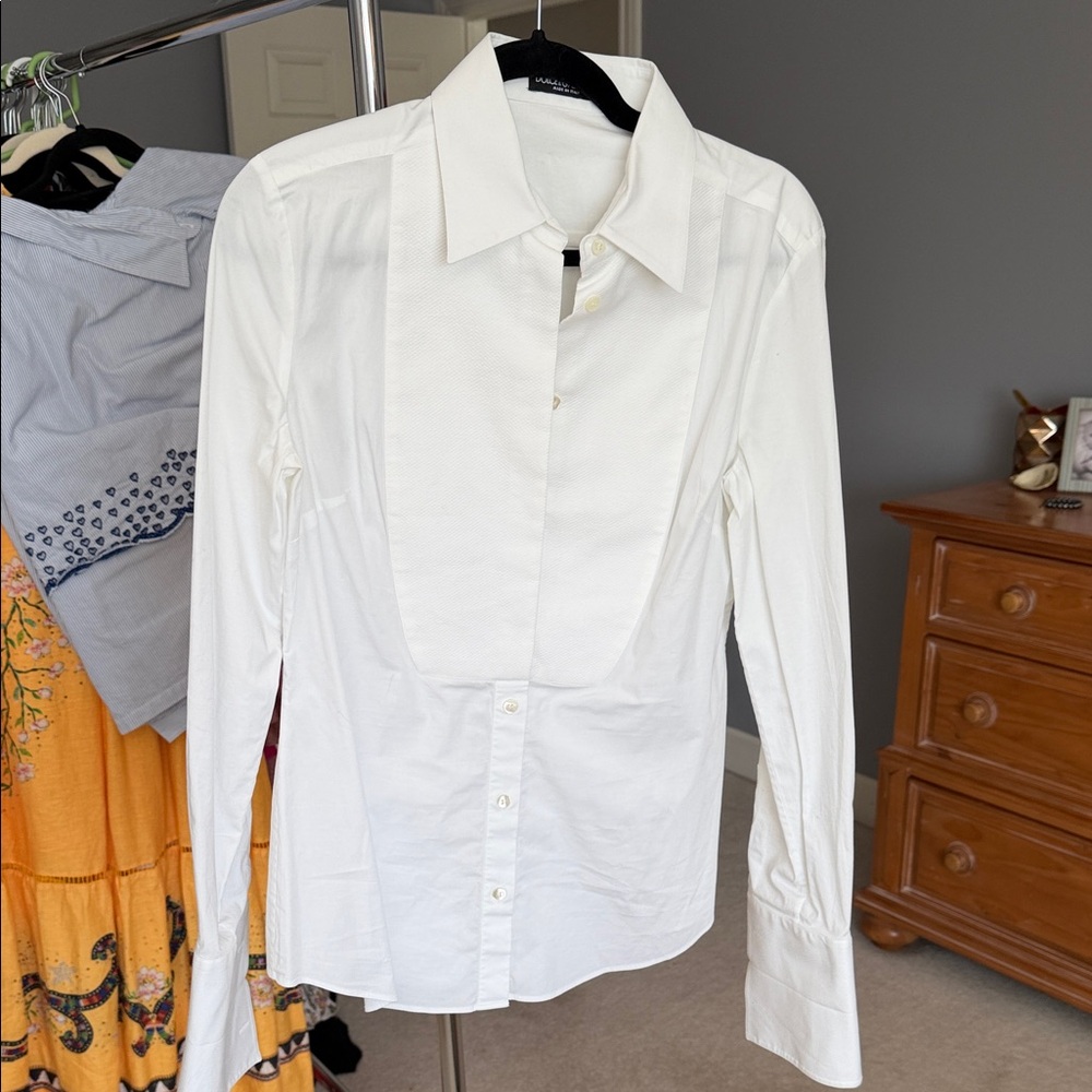 White Button-Up Shirt
